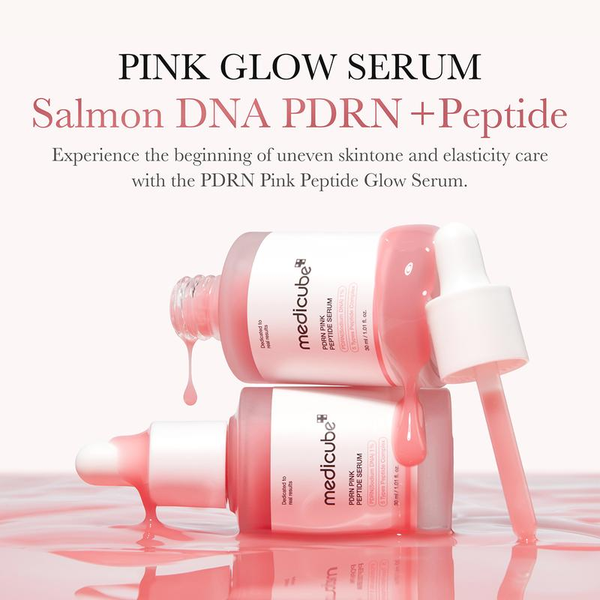 [Medicube] 310M K-Beauty PDRN Spot Care SET ㅣ K-Beauty Viral Glass Glow Device + Salmon PDRN Pink Peptide Serum