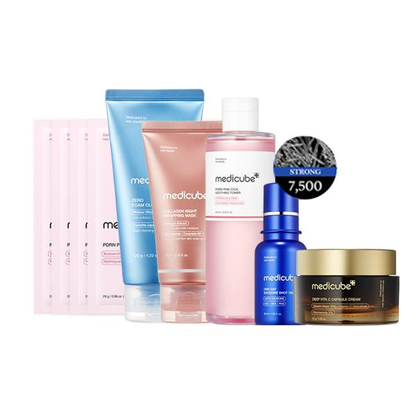 [Medicube] Affordable Glow 7-Day Skincare Set for Skin Renewal