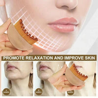 Lymphatic Contour Face Brush for Jawline & Chin Sculpting – Dry Brushing Massager for Lymphatic Drainage & Facial Fatigue Relief, Ergonomically Designed to Fit the Skin Precisely (1PCS) Daily
