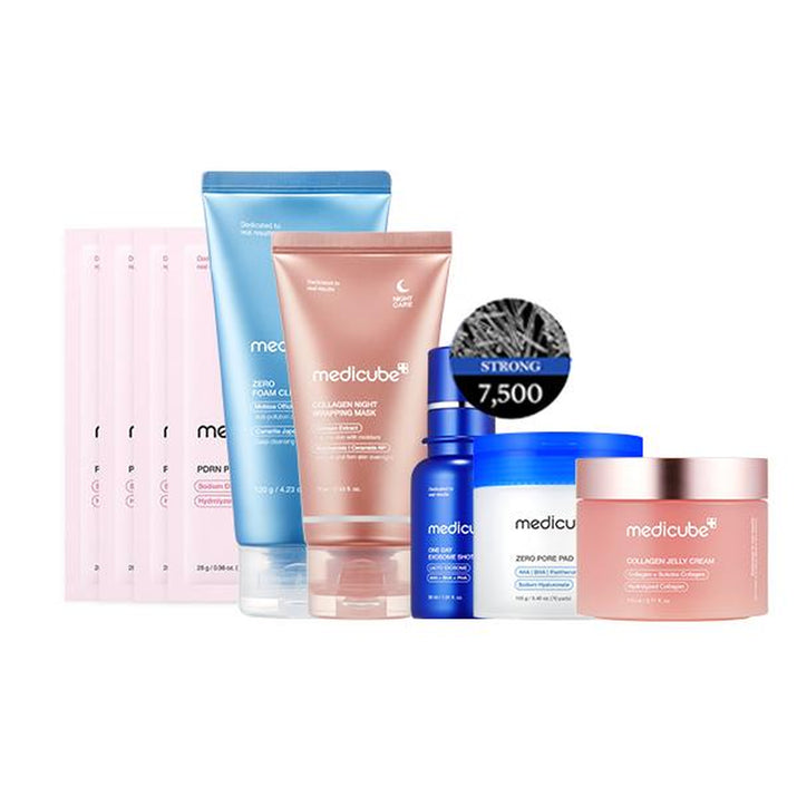 [Medicube] Affordable Glow 7-Day Skincare Set for Skin Renewal