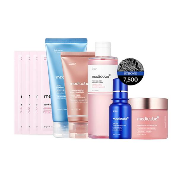 [Medicube] Affordable Glow 7-Day Skincare Set for Skin Renewal