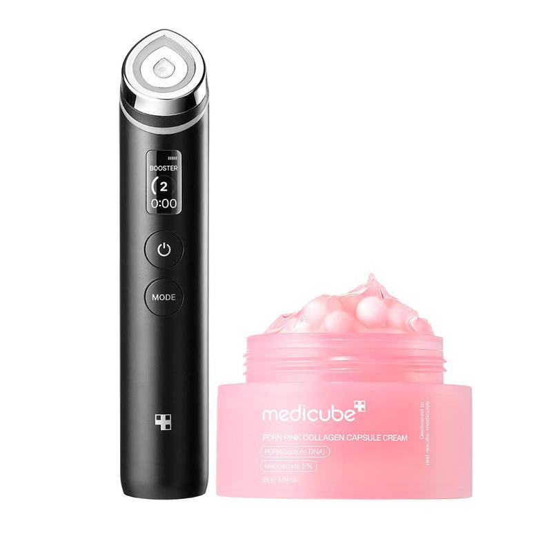 [Medicube] 310M K-Beauty PDRN Spot Care SET ㅣ K-Beauty Viral Glass Glow Device + Salmon PDRN Pink Peptide Serum