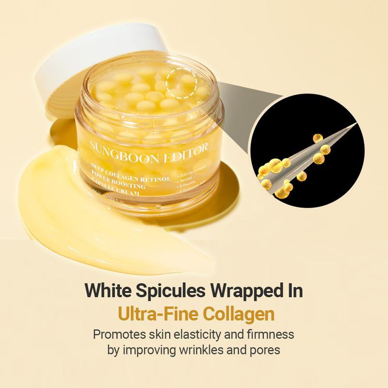 [SAVE $31] Sungboon Editor Glazed Skin Collagen Duo | Firming Cream + Volufiline Serum for Plump, Smooth & Glowing Skin | Iconic Korean Skincare